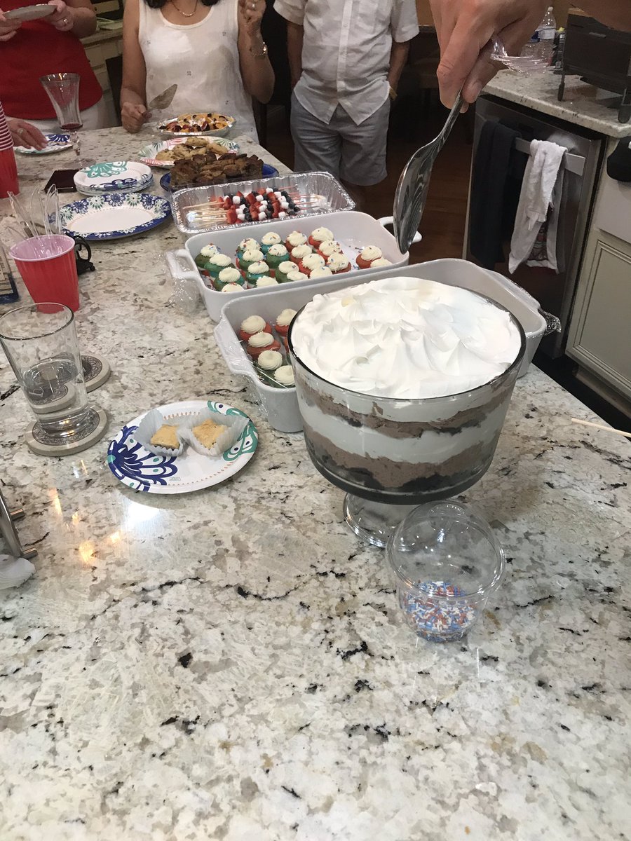 Potluck with friends during the Fourth of July! 😋🇺🇸 🗽<a href="/Mint/">Intuit Mint</a>  #MyMintBalance #Sweepstakes