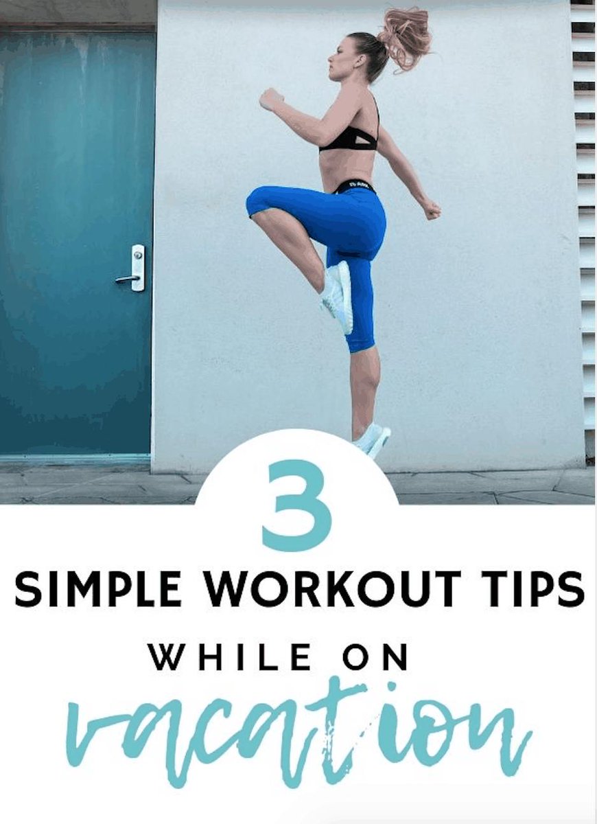 thefitcookie's tweet photo. Guest post today from @kimandkalee! 3 Tips for Staying Active on Vacation (and Hotel Workout Ideas!) https://t.co/HjHMh6EaEE #fitness #vacationworkouts https://t.co/3OMxjB6M9b
