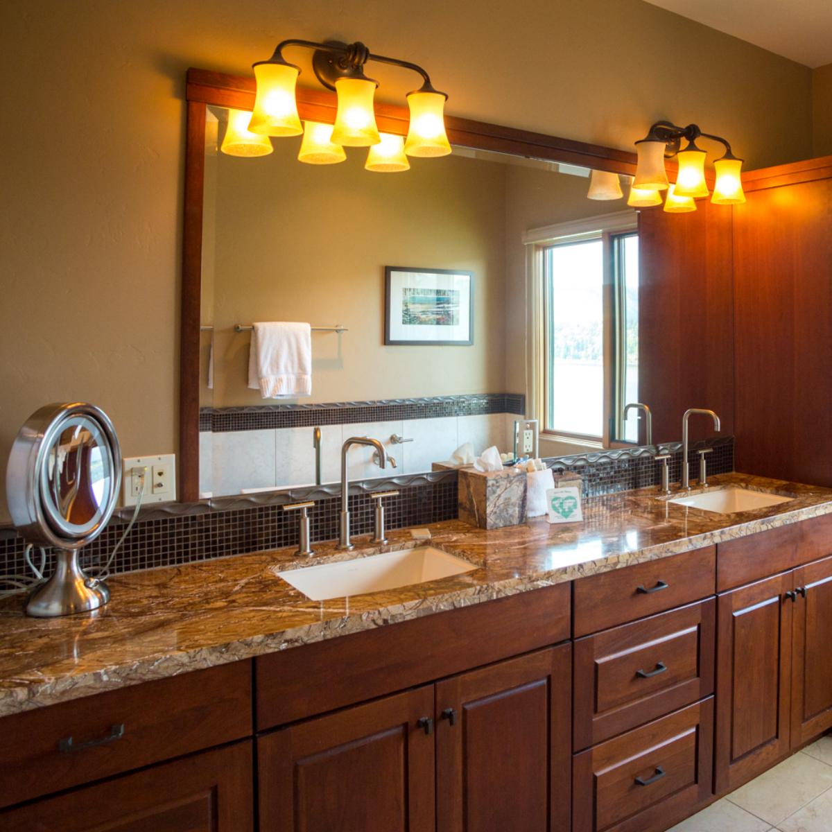 Amenities include: the double sinks you've always dreamed of.