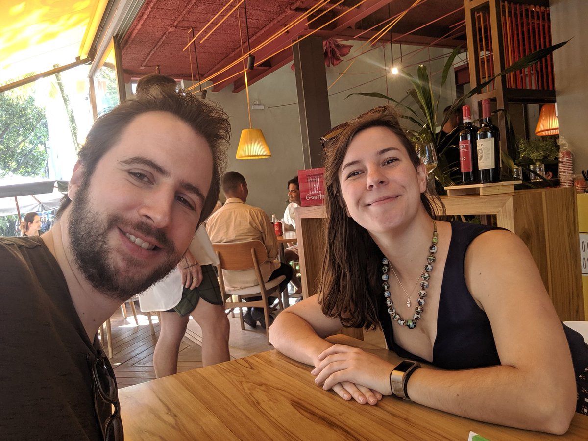 Barrie_Sander's tweet photo. #CyCon2019 reunion in #RiodeJaneiro!
Great catching up with @AmyErtan for lunch today - sounds like @ITSriodejaneiro has a fantastic fellowship programme! https://t.co/DgTK4lRBdY
