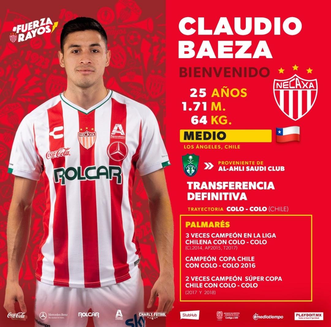 FiebreDep's tweet photo. #DraftMx #LigaMx
Claudio Baeza llega a Necaxa como transferencia definitiva https://t.co/MhN1rUusyI
