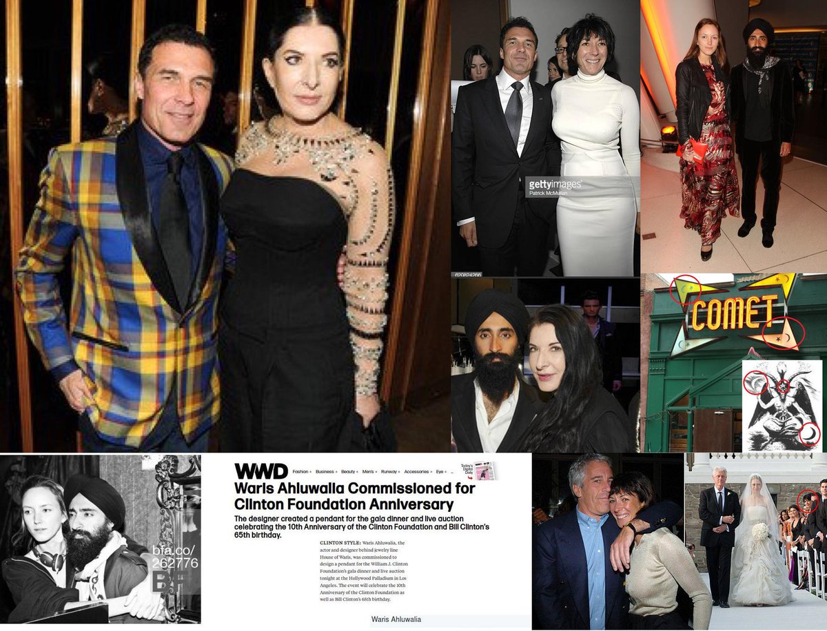Marina Abramovic is the connection which ties Epstein to the Podesta brothers, Hilary and Comet Ping Pong's Alefantis. Nat Rothschild connects Ray Chandler, Andre Balazs and Ghislaine also the Standard Hotel #QAnon  #WWG1WGA  #GreatAwakening  #DarkToLight  #Epstein  #RayChandler