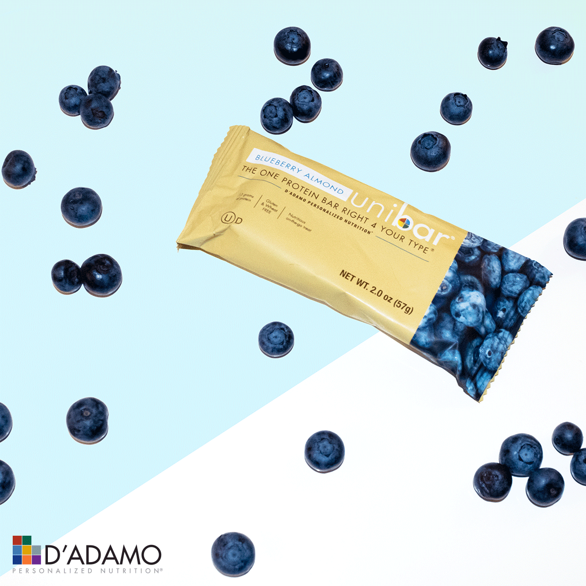 DADAMONUTRITION's tweet photo. Dr. D’Adamo’s specially formulated Unibars: a satisfying, energizing, on-the-go snack.Two great flavors and right for all types!
https://t.co/AsLozcOGpD #bloodtypediet #personalizednutrition #healthysnacks #personalizedsupplements 
#right4yourtype #eatright4yourtype #protein https://t.co/I4hC2PqzJ7