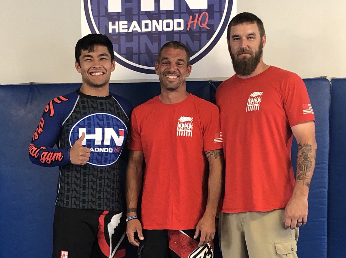 veterans_us's tweet photo. Retired Army SSG Shay Westhoff is officially enrolled in our program Rolling for Recovery. He will be receiving one year of Jiu-Jitsu training at Headnod HQ free of charge. 
#RollingforRecovery #usveteransfoundation #veteran #jiujitsu #fujisports #headnodhq #airproducts https://t.co/TeiO33xmyc
