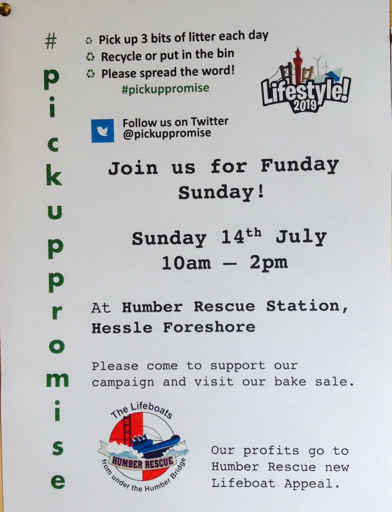 PassTheParcelUK's tweet photo. Lovely to see that some local school children are doing the Lifestyle 2019 challenge to raise funds for the Humber Rescue new lifeboat appeal such a worthy cause. Good luck @pickuppromise, hope you raise lots of money. https://t.co/3ENkolj2Am