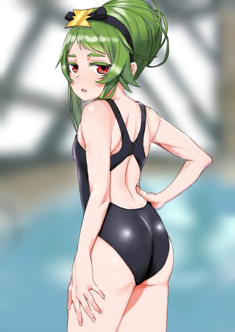 競泳水着閻魔庁ちゃん 