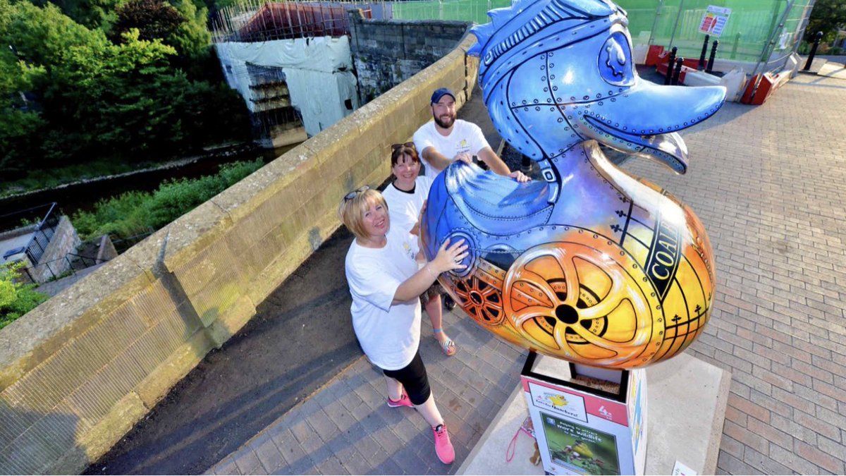LetsGoQuackers's tweet photo. A year ago today we had great fun with the family &amp; Steve from @ShropshireStar 

We flew back to HQ from out nests in Ironbridge 

Uncle Wes &amp; Uncle @RichardTart1 the dream moving team &amp; all the family helping 

We miss all the kind happy humans 🦆 https://t.co/WnOSFUkIia