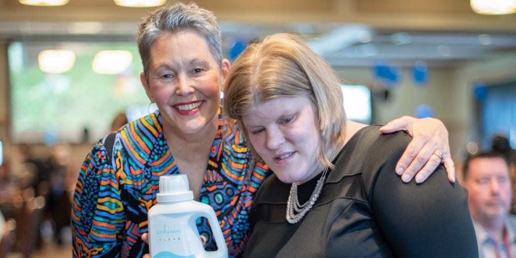 AchieveClean's tweet photo. The sales from Achieve Clean give people with disabilities an opportunity to grow, and have a job they enjoy. Learn more about our cause: https://t.co/I8IzKfzkIn #Nonprofit #Cause https://t.co/ozyrzZ1CUA