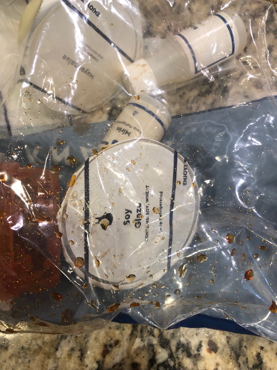 mgfoote's tweet photo. ⁦@blueapron⁩ can you please do something about your packaging so these things stop exploding. Every week. https://t.co/lLA83lwkTc