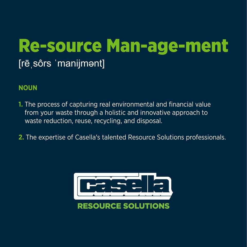 DO13820's tweet image. For decades, leading #industrial manufacturers have taken a Resource Management approach to their solid waste. Casella is committed to bringing the concept into the mainstream. #resourcesolutions