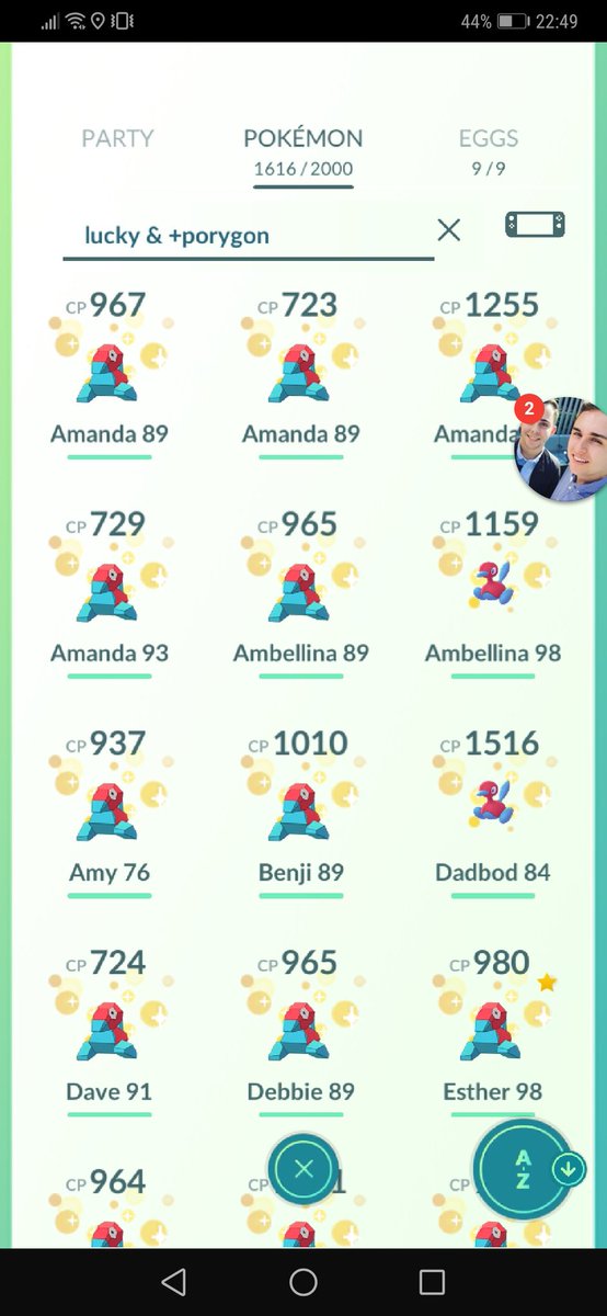 PokemonChief's tweet photo. Have you ever loved a Pokémon a bit too much? #pokemongo #porygon #helpmeihaveaproblem https://t.co/i0y3QyvEAj