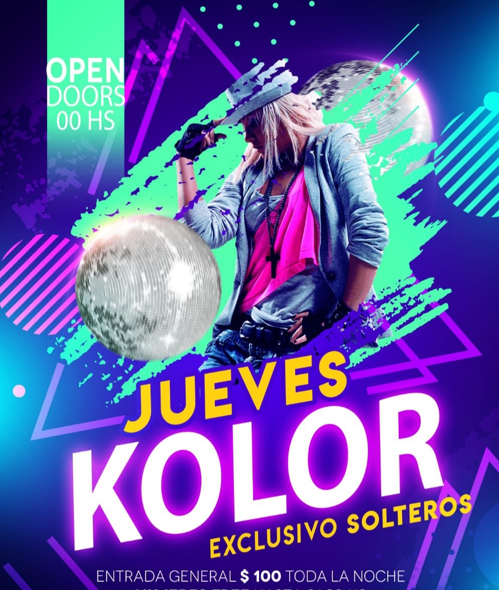 SHOWKOLOR's tweet photo. Hoy jueves te Esperamos en el Rey de la Noche @SHOWKOLOR vacaciones https://t.co/oj1z0b0g58