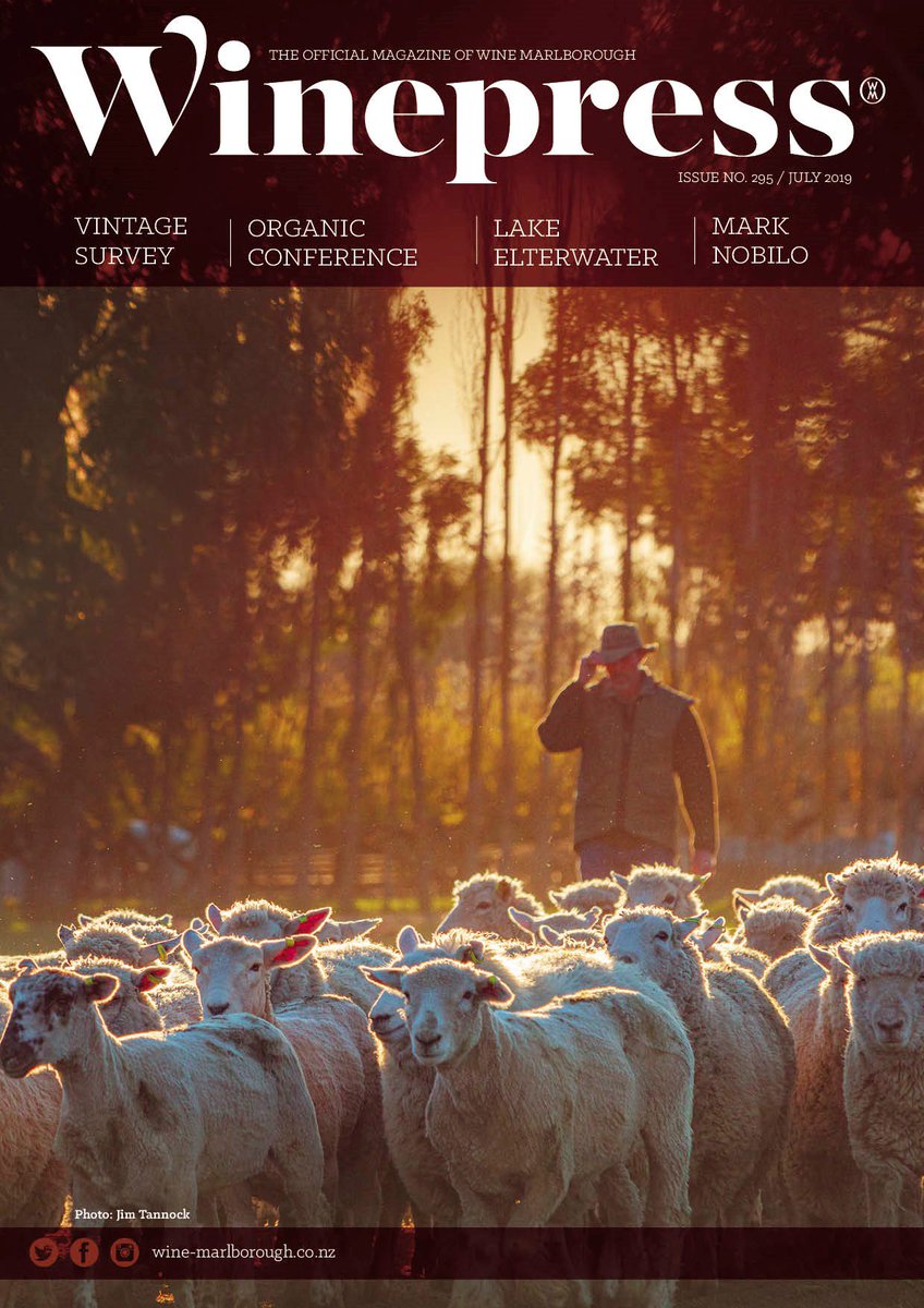 Read the Marlborough vintage 2019 preview, about the Organic and Biodynamic Winegrowing Conference and hear from Industry Pioneer, Mark Nobilo plus more in the latest edition of Winepress magazine. bit.ly/2SbcV2N

#nzwine #winepress #winemarlborough