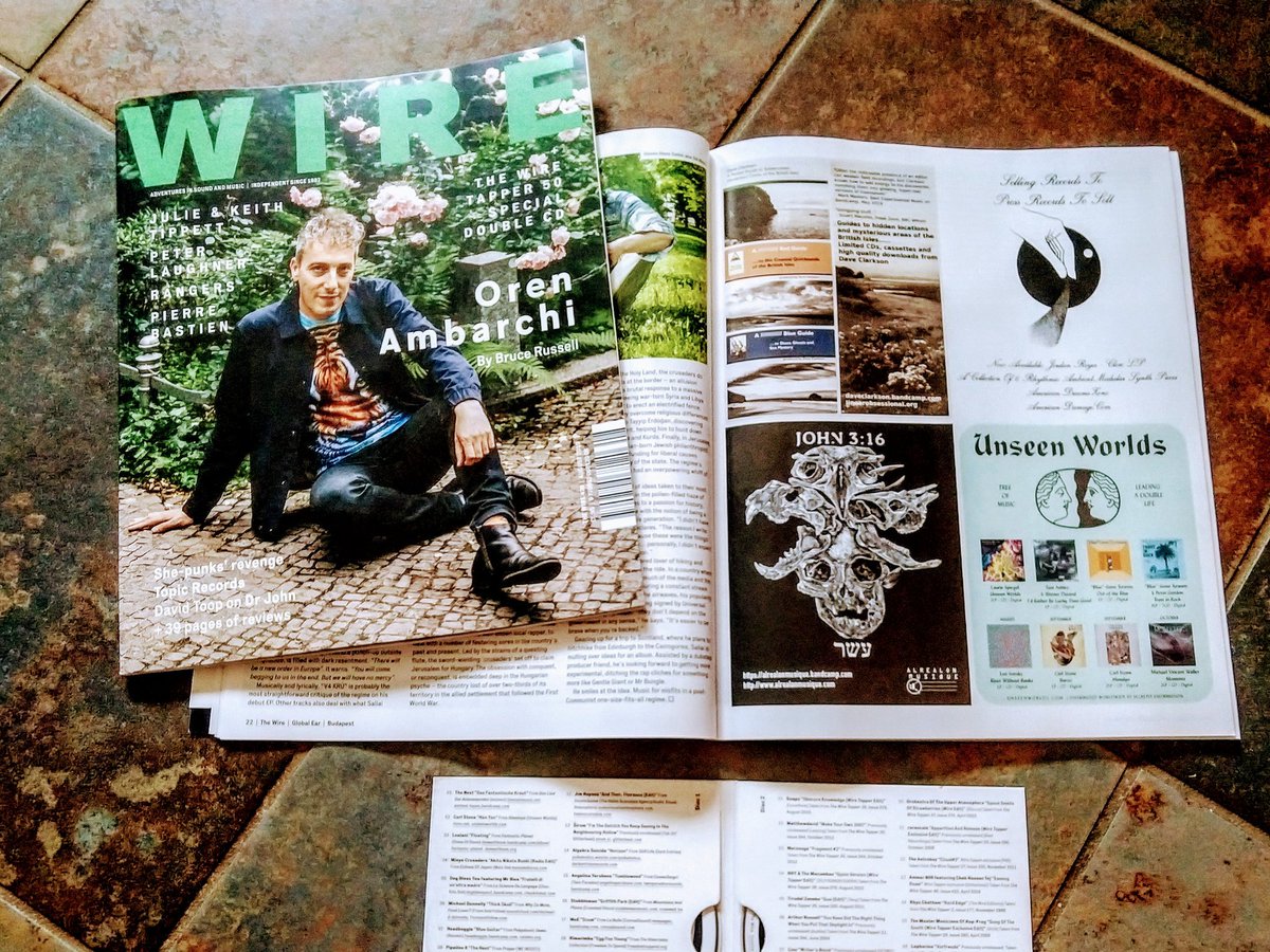 john316john316's tweet photo. Wire Tapper 50 @thewiremagazine
2*CD feat. Into The Abyss from JOHN 3:16.
Big thanks @shanewoolman
#john316experience #wiremagazine #drone #ambient #noise #occult #alrealon #psychedelic #soundtrack #wiretapper https://t.co/5GhGmFAdnW