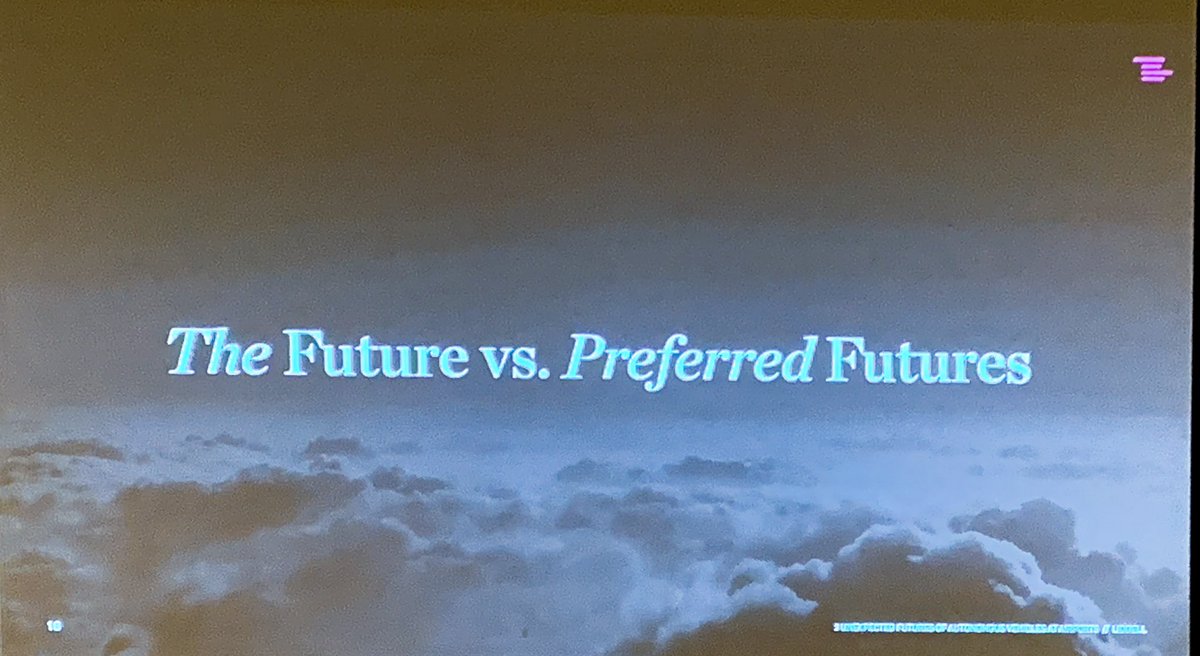 Fascinating to imagine the future of autonomous vehicles. @devinliddell had some great insights about designing the future we prefer. At the @AAAEDelivers Airport Innovation Forum. #airportinnovate #airportinnovation
@Populous