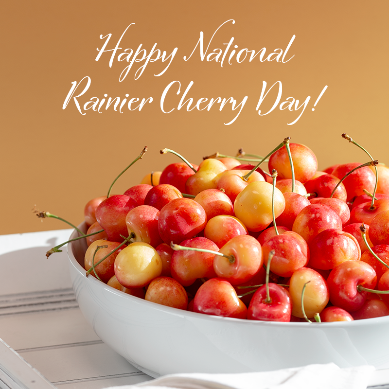 NWcherrygrowers's tweet photo. Celebrate the peak of summer today on National Rainier Cherry Day! 🍒 It's the prime of the season for the sweetest cherry of them all. Lower acid, higher sugar, they don't stain, AND they'll be gone soon...
#celebrate #rainiercherries #sweetcherries #nwcherries #sweethealth https://t.co/3KiIpcNYgz