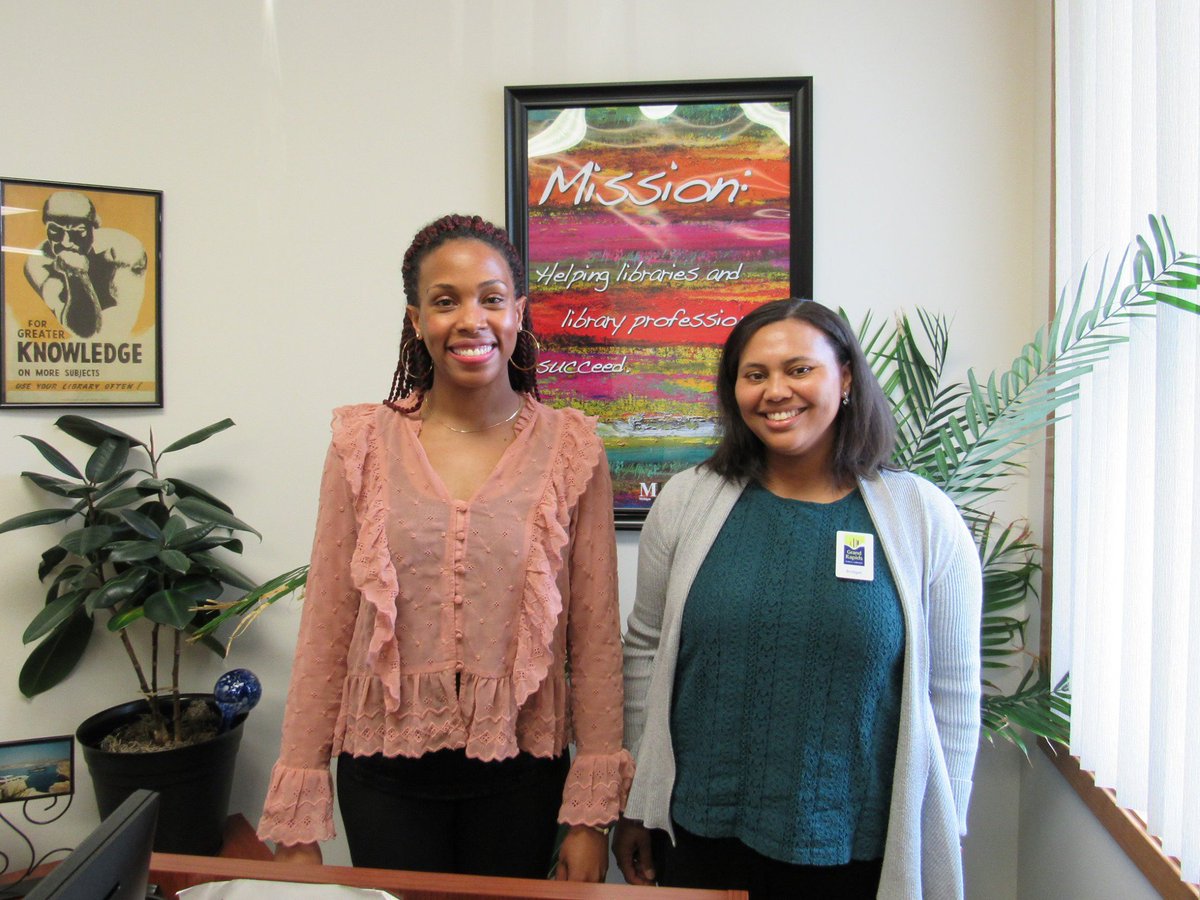 MLAoffice's tweet image. Our Community Collaborations 2020 workshop group met yesterday-we can’t wait to see the great programming ideas they have for the event on April 20, 2020! #CommunityCollabs #MILibraries #strongertogether Pictured left to right: Jasmine Parker and Bridget Ward