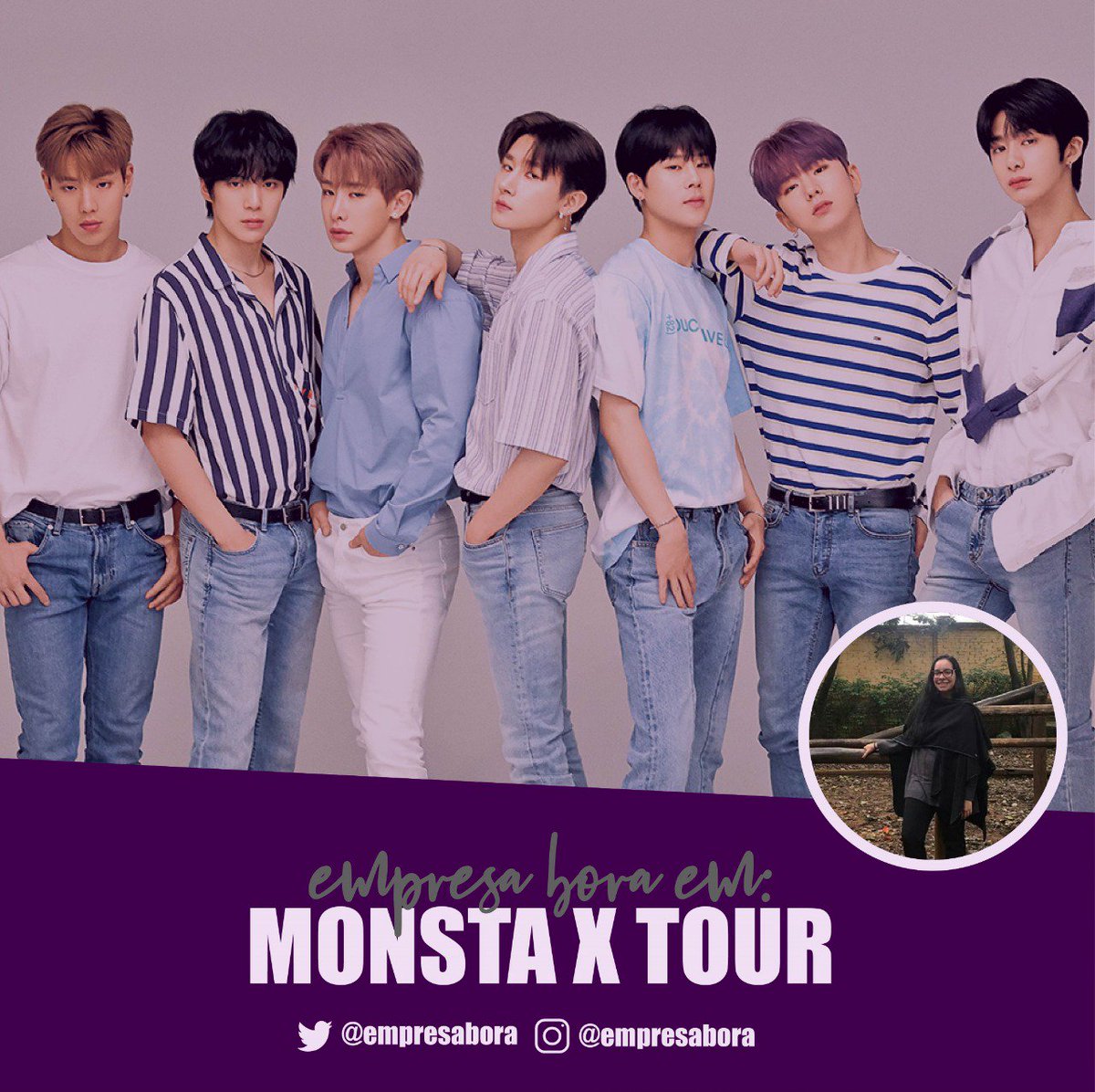empresabora's tweet image. Olá pessoal, nossa ADM Medelyn está indo ao Show do Monsta X no dia 19 de Julho, e vai compartilhar tudo com vocês 💜 Sigam ela e o Bora pra ficar por dentro de tudo, no   nosso instagram também.
@OfficialMonstaX
#monstaxinbrazil #empresabora