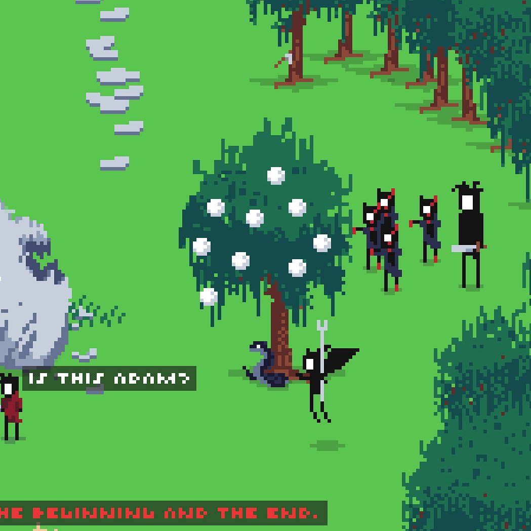Kelleychance's tweet photo. I made enemies!
In Bit Party, there are angels, nephilims, zombies, mutated humans, dangerous animals, and a crazy amount of close calls and messed up situations.
#bitparty #bitpartygame #pixelart #gamedev #8bit https://t.co/fk3AiEfjYx https://t.co/umIpNyNPeE