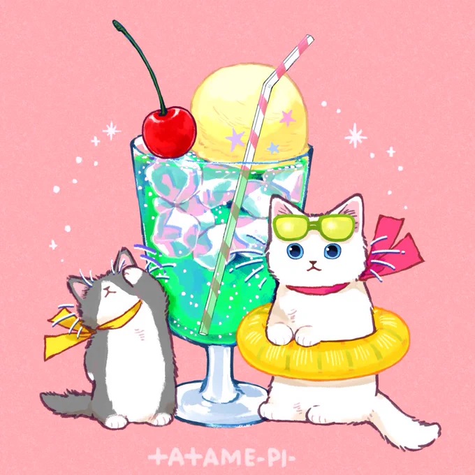 melon soda✨? 