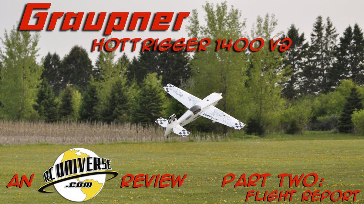 rcuniverse's tweet photo. As promised, I got to the field ASAP and got some review planes flown…  The first of which is the Graupner HoTTrigger 1400 V2. 

https://t.co/g4NqlYizP4 https://t.co/413yvj8fQ3