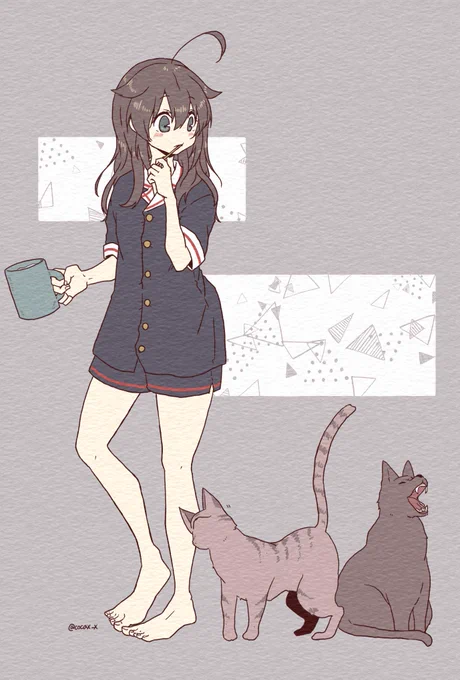 びんじょう……いくつくらいだろう?
#私が描く時雨は何歳に見えますか 