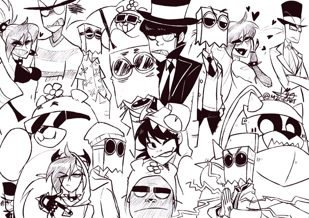 A bunch of #Villainous from the recent AI Animation stream 