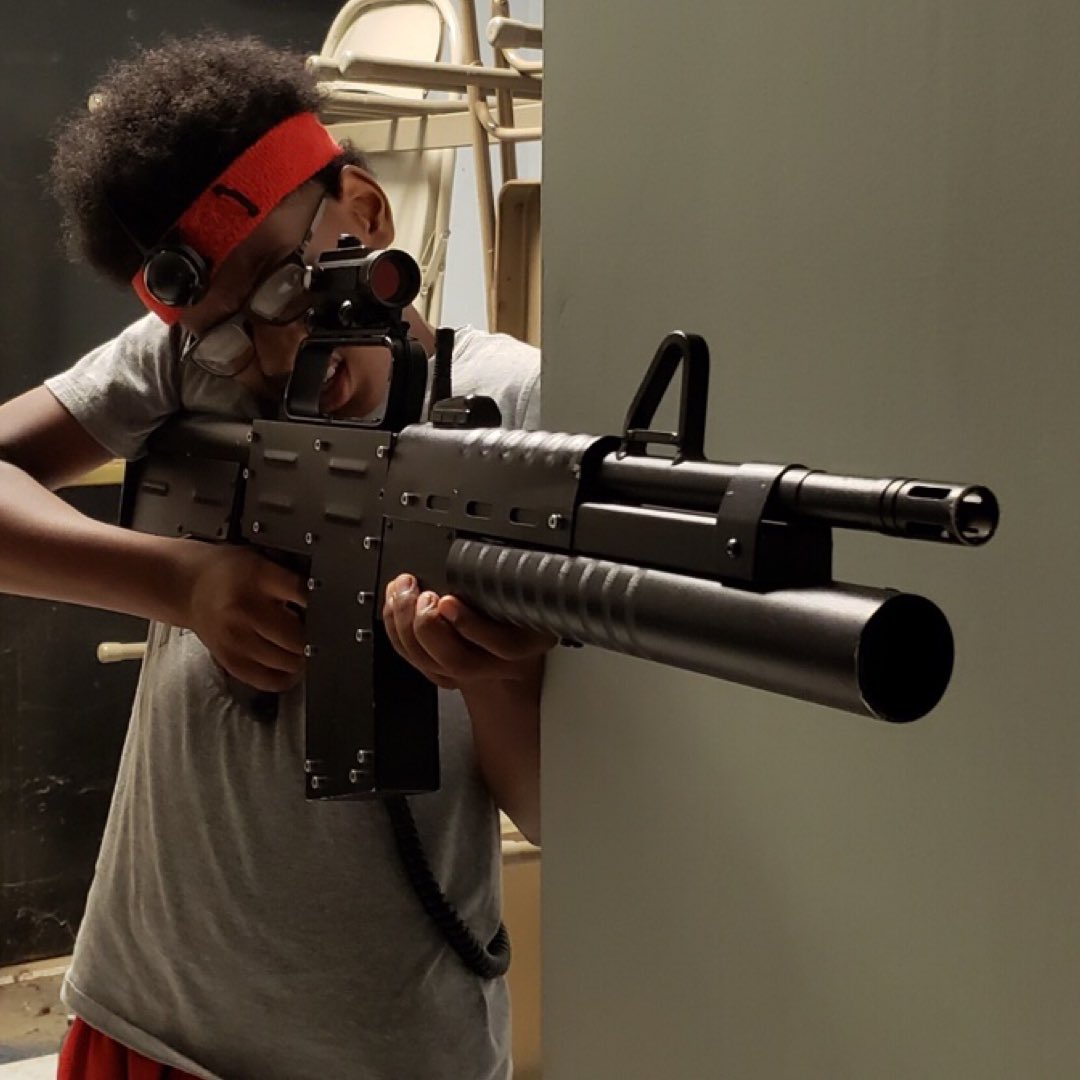 GaLaserTag's tweet photo. No Pew Pew Pew laser tag guns. #lasertag #birthdayparty #groupfun https://t.co/A7fzvgrJEf