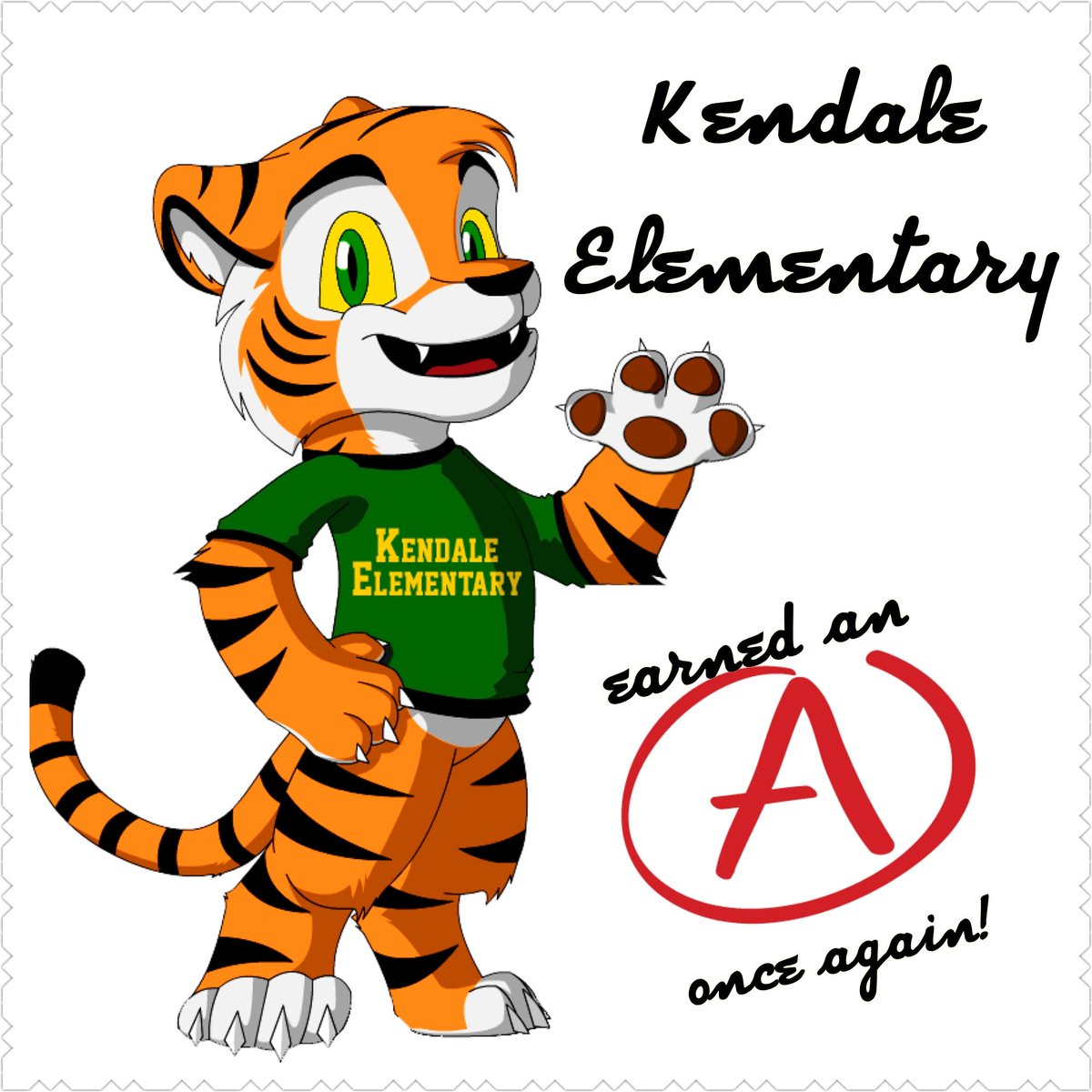 KendaleElem's tweet photo. Congratulations to the staff and students of Kendale Elementary for earning an "A" once again! Proud to be a Tiger! 🐯🥇🅰️🐯 https://t.co/GBuJVQc9kO