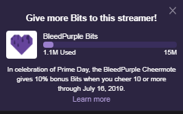 Gamers4Gamers_'s tweet photo. Twitch supporters!

Apparently #BLEEDINGPURPLE Is Back!

#HappyPrimeDay #TwitchPrime #PrimeDay #primeday2019 #Twitch #Sellout #BleedPurple 

More information here
https://t.co/671A1Lvot3

@SGH_RTs #RETWEEET #Retweet #ShareTheLove #CheerBits https://t.co/Vww2BPDN3M
