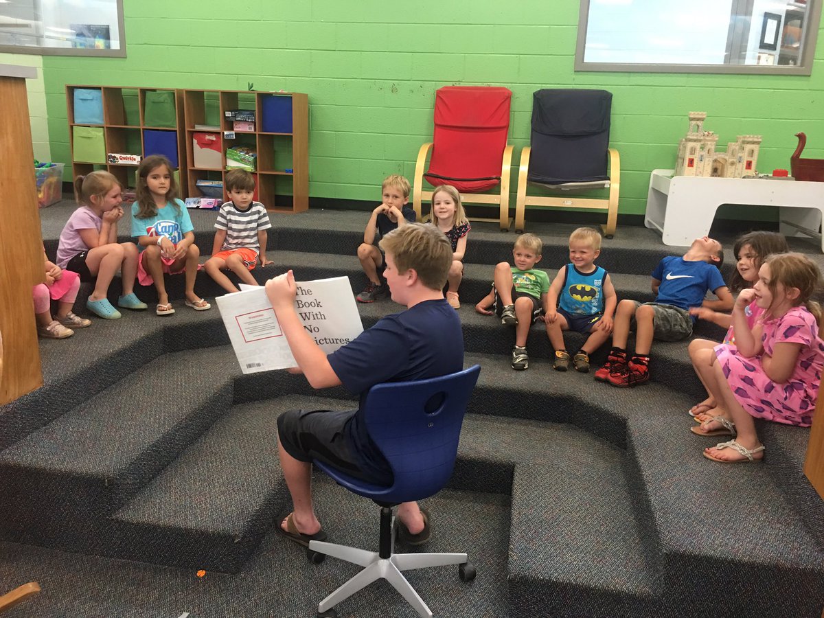 Andrea Atkinson (@andie245) on Twitter photo Kids ❤️ guest reader, rising Eagle Scout - who brought so much laughter with Book With No Pictures! <a href="/MeriwetherLES/">Meriwether Lewis</a> <a href="/MLSPTO/">Meriwether Lewis PTO</a> <a href="/chalkrelic/">anne straume</a> <a href="/ActivChad/">Chad J. Schnell</a> #summerlibrary #acpslibs Kids ❤️ guest reader, rising Eagle Scout - who brought so much laughter with Book With No Pictures! <a href="/MeriwetherLES/">Meriwether Lewis</a> <a href="/MLSPTO/">Meriwether Lewis PTO</a> <a href="/chalkrelic/">anne straume</a> <a href="/ActivChad/">Chad J. Schnell</a> #summerlibrary #acpslibs