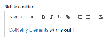 dotnetify's tweet image. DotNetify-Elements version 1.0 is released - rich text editor and improved native web component support!