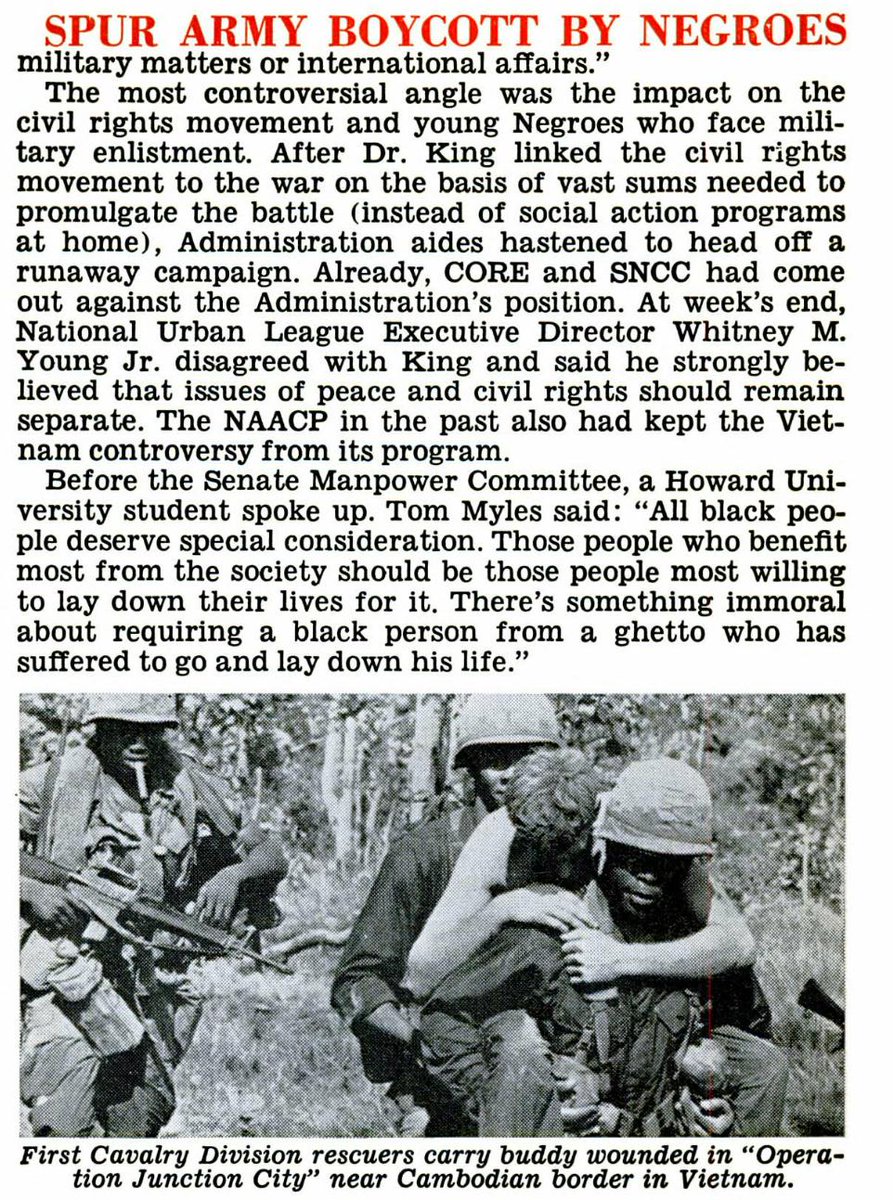 Jet magazine article about Dr. Martin Luther King's Beyond Vietnam speech