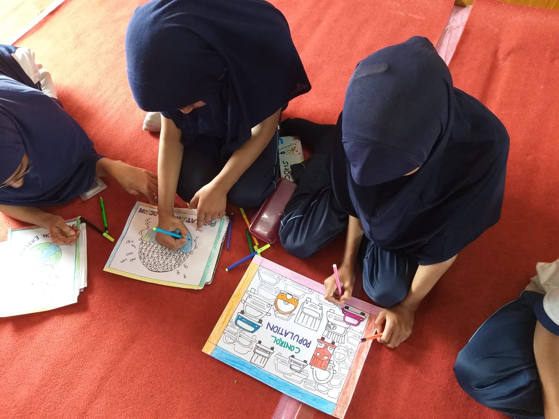 AgsZiran's tweet photo. Poster making competition organized at AGS,Ziran with theme of "How to control the population rise" https://t.co/TkSv4rRyNe