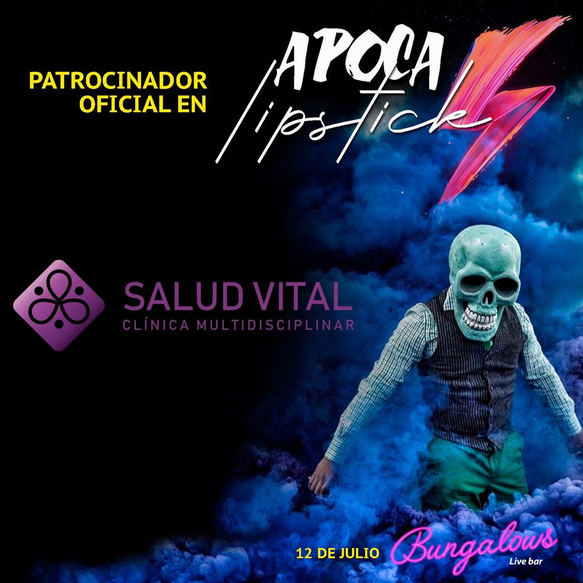 Salud Vital presente en #Apocalipstik 💁‍♀️💁‍♀️ compren sus boletos ssssss 💃💃💃🍻🍻🍺