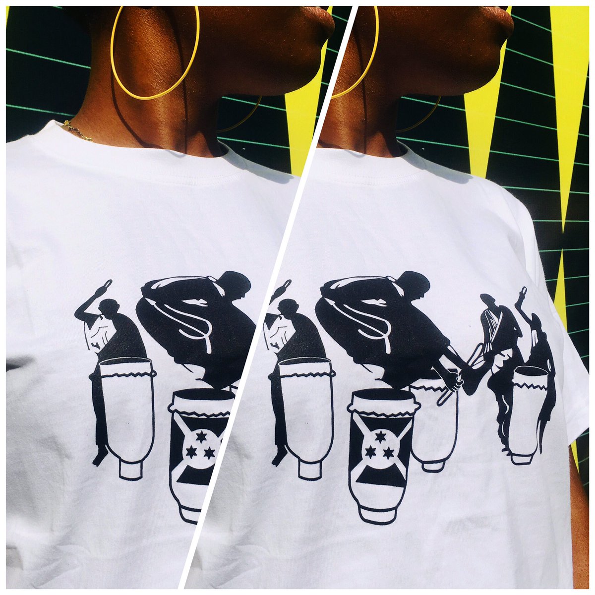 tea_merch's tweet photo. Get your “INGOMA” T-shirt by @tea_tshirts.
Shop Today !
Order yours via Dm📩
S/o to our client for the idea 😉
#RwoT
#madeinRwanda🇷🇼 #tea_tshirts #customized
#tshirt #trendy #tea #tshirtlife #apparel #tshirtdesign #tshirtshop #tshirtlover #Rwanda #visitRwanda https://t.co/g6FN6jPn7S