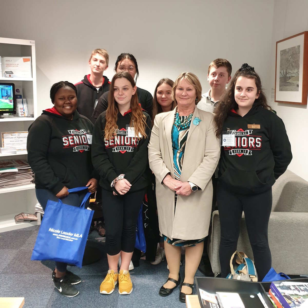 On June 5, eight Clubhouse members, who were participants from the What’s Your Reality Program attended an excursion to the @ACT_Assembly by invitation from <a href="/nicolelawder/">Nicole Lawder MLA</a> for Brindabella.
Read more in our latest blog post! ywca-computerclubhouse.org.au/whats-your-rea…