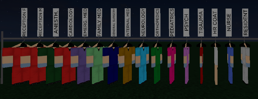 Emerus_RBLX's tweet photo. Props to our new affiliate, Cregan Uniform Services for our new medical outfits!!! 👏👏👏 https://t.co/JjpB5SnNea
