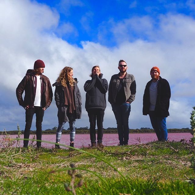 Yummy pink salt! :) On the road to Adelaide, playing with <a href="/zaceichner/">Zac Eichner</a> at the @chateauapollo 
Slight excitement! 
#pinksaltlake #livemusic #ontheroad ift.tt/30sgxAo