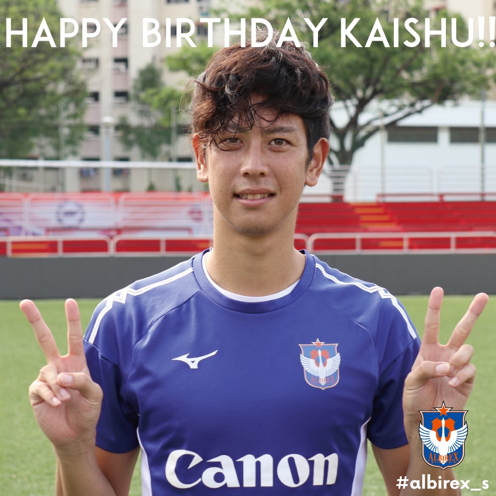 FCJurong's tweet photo. 🎂🎁🕴
#albirex_s #happybirthday
#yamazaki #kaishu
#mizuno #canon https://t.co/Vuhnt4XRtr