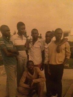 HonMushimba's tweet photo. I like this picture; Derrick Silwamba (RIP), Dr Salim Elias, Dr Franklin Mulenga (RIP), Lameck Kachali, Clement Mwelwa (RIP) and myself squatting. My class/schoolmates and picture taken at Mpelembe secondary school in 1991. A real throw back...🤣🤣 https://t.co/wR0h0Wy8sE