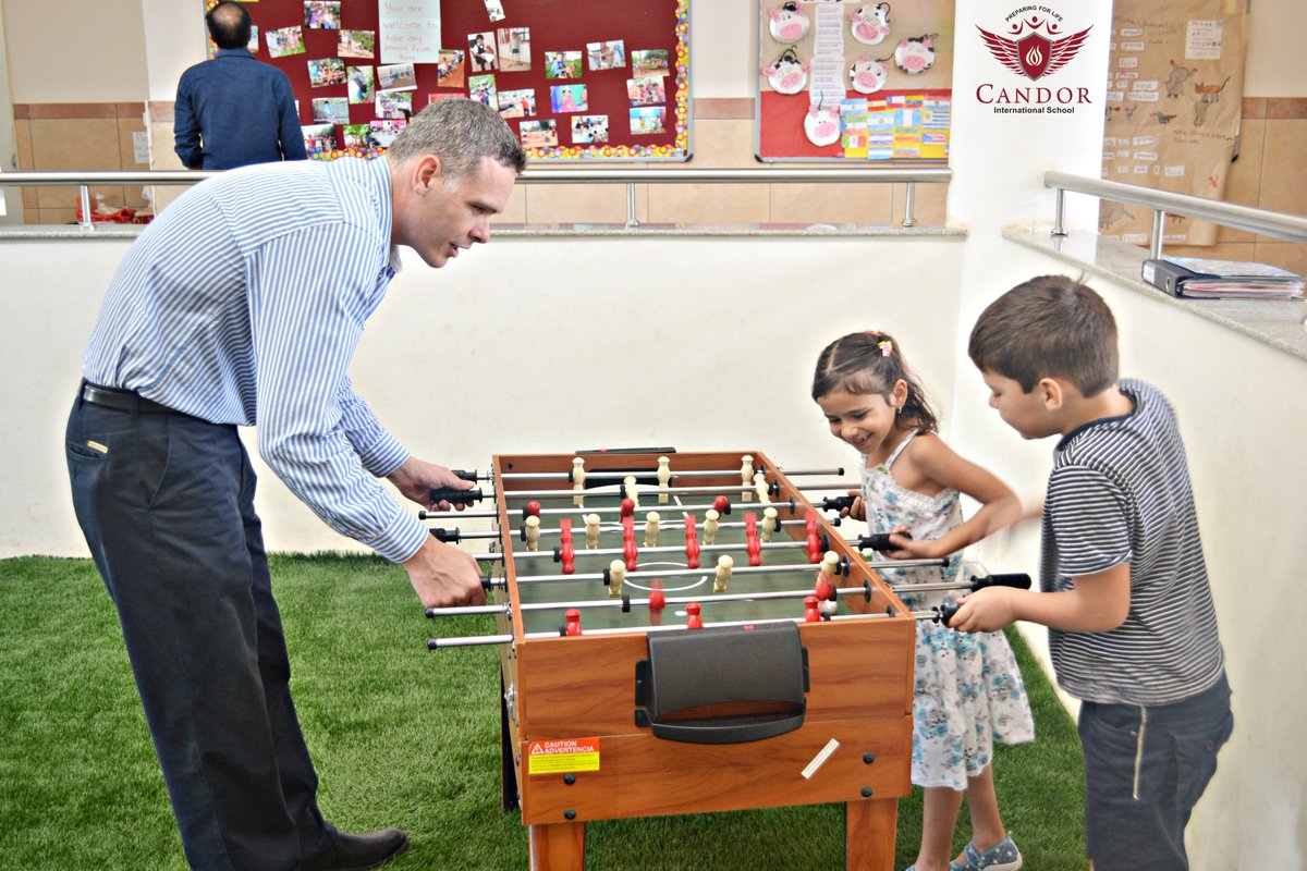 Candorschool's tweet image. Parents as friends!!

The best part about being friends with your parents is that no matter what you do, they have to keep loving you. ~ Natalie Portman

Our parent and children spending joyful time and playing Foosball on campus.