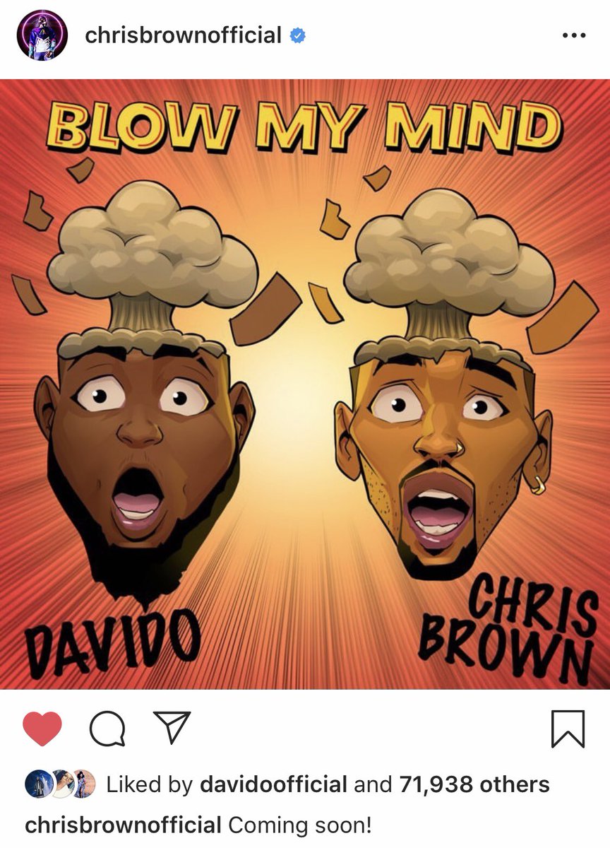 YPTOfficial's tweet photo. Davido has a new song coming out soon featuring Chris Brown. https://t.co/1dG5LDw1TL