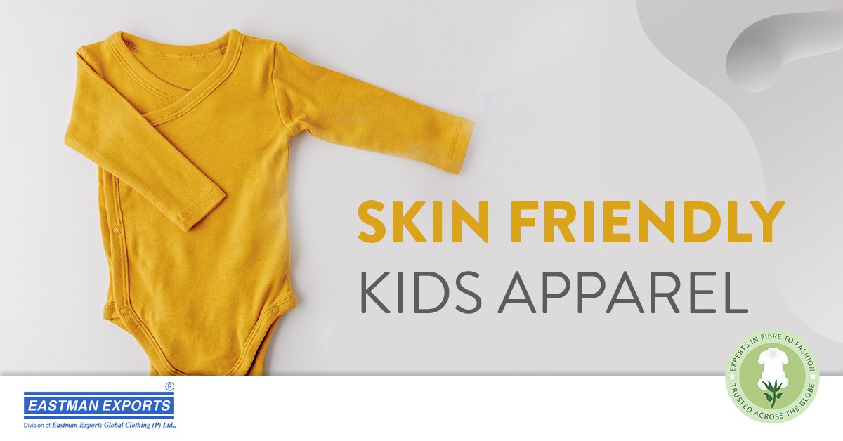 EastmanExports's tweet photo. We have expertize in manufacturing non toxic and skin friendly apparels for kids.Know More @ https://t.co/Ooc3eyIsff
#skinfriendlyclothes #kidswear #nontoxic
#apparelmanufacturersinindia #eastmanexports #garmentexportersinindia https://t.co/rBLmVP1HmQ