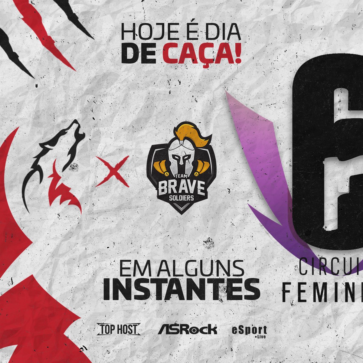 RDWEsports's tweet photo. [R6 #CFR6 SeedPosition]

Hoje iremos decidir nossa posição no Seed do Circuito Feminino!

Vamo que vamo Matilha!!!

⚔ @TbseSportsOf 
⏰ 21:40
📺 https://t.co/tMxCCzqqDX

#GoRDW #ÀCaçaMatilha https://t.co/nzPUGhee4z