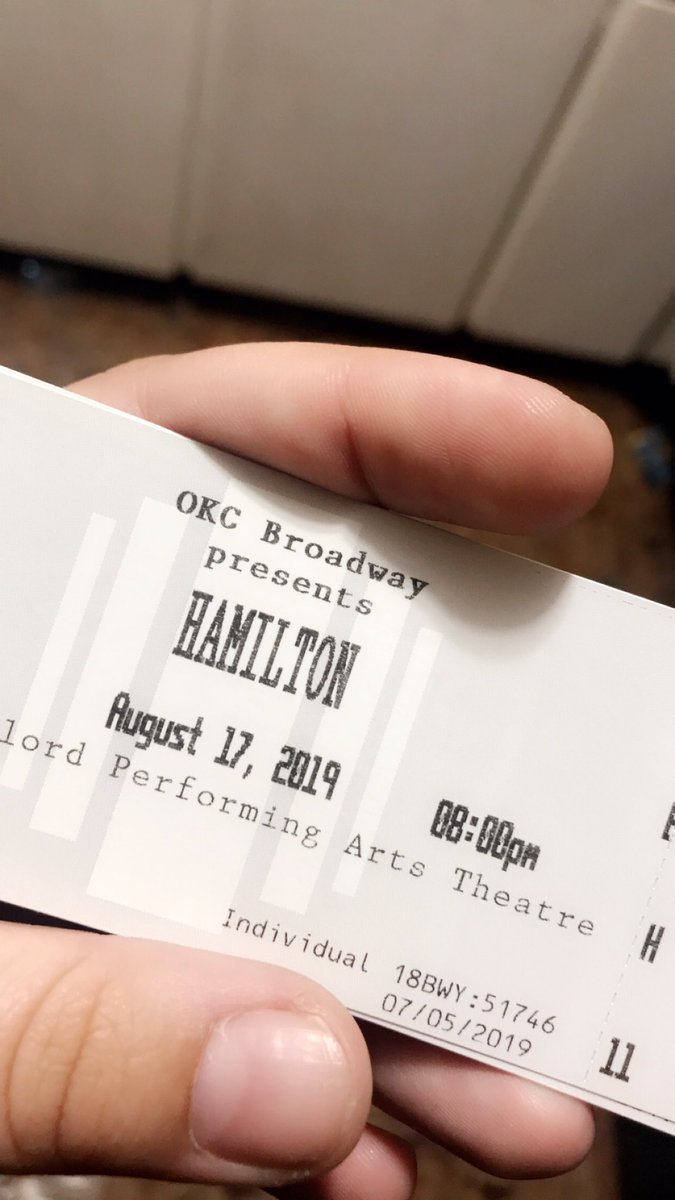DandraClark's tweet photo. I’m so excited!!!!! @HamiltonMusical https://t.co/TKWqWjlmoD