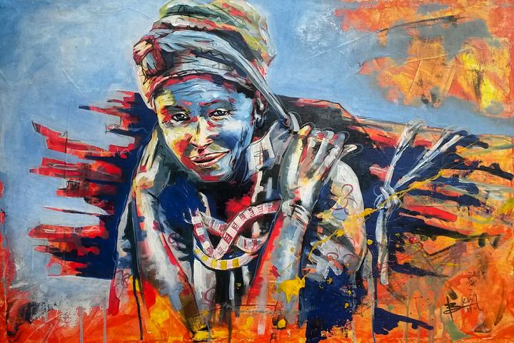 BenTerarc's tweet photo. New art for sale! "Mwasi". Buy it at: https://t.co/vdHMxRiN9p https://t.co/bJ0UpjJEVJ