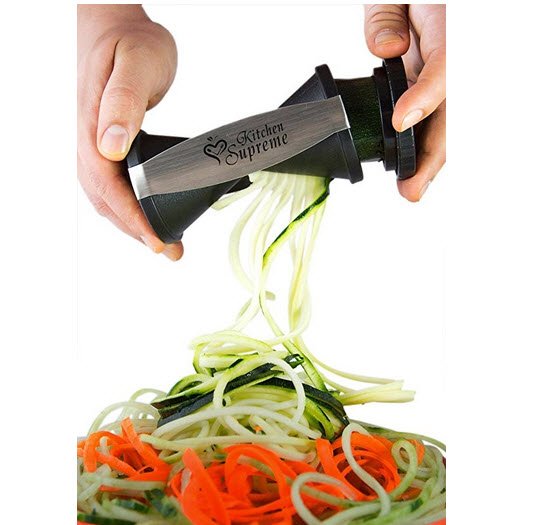 Trying to replace High CARB pasta? Spiralize your veggies with this fabulous gadget!  KIDS love it! bit.ly/spiralizzer