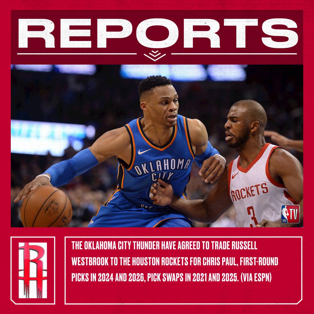 Rockets Westbrook ️ Rockets CP3 ️ Timberwolves Wiggins ️ Thu...