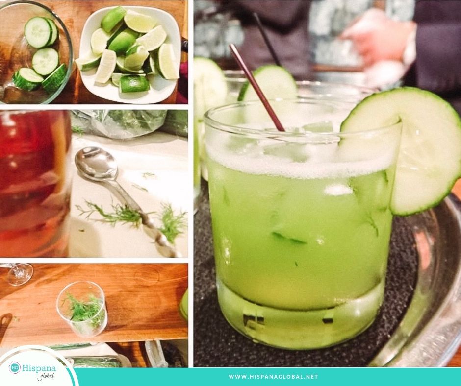 Refreshing Cucumber Lime Mocktail Recipe - Hispana...